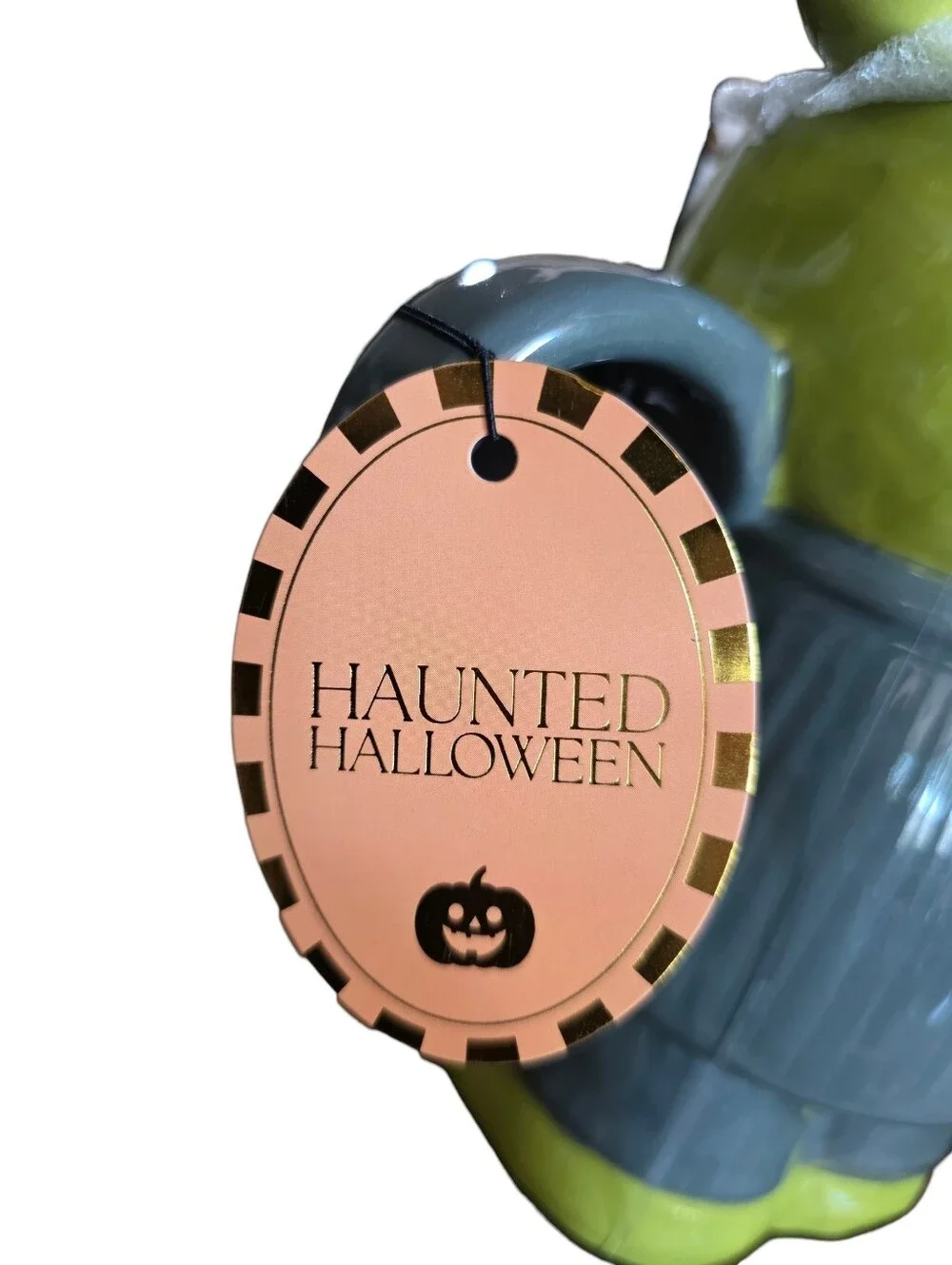 Halloween Franken Bear Ceramic Mug with Lid